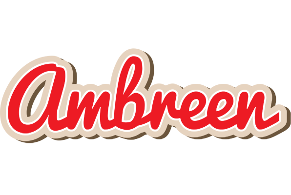 Ambreen chocolate logo