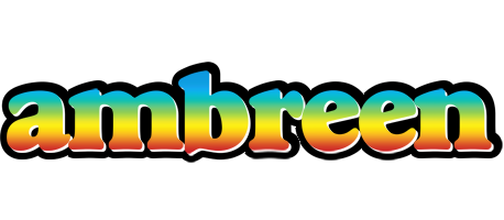 Ambreen color logo