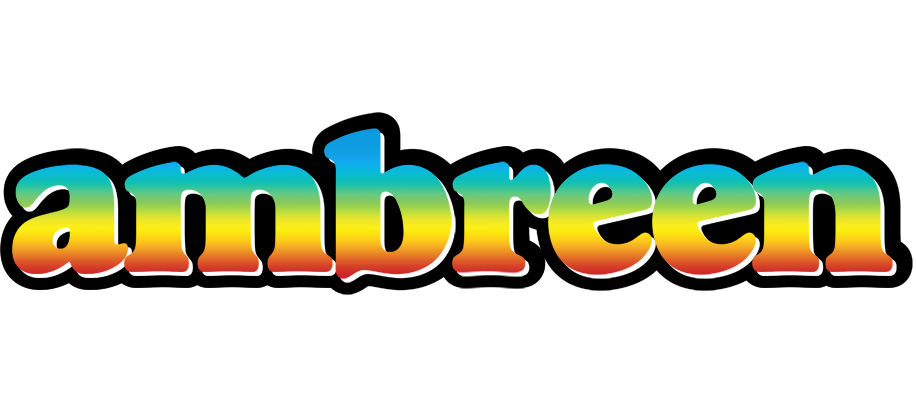 Ambreen color logo