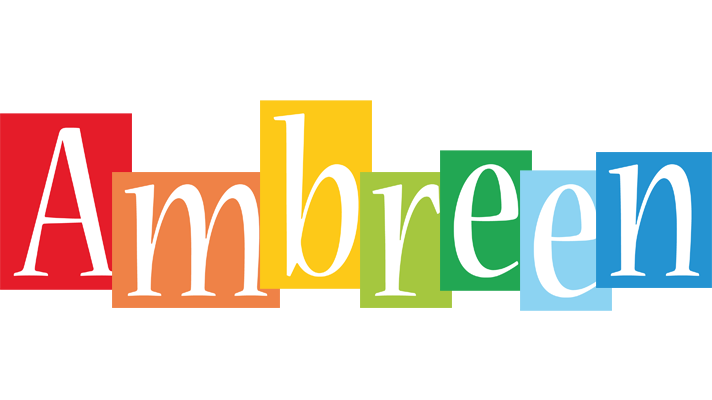 Ambreen colors logo