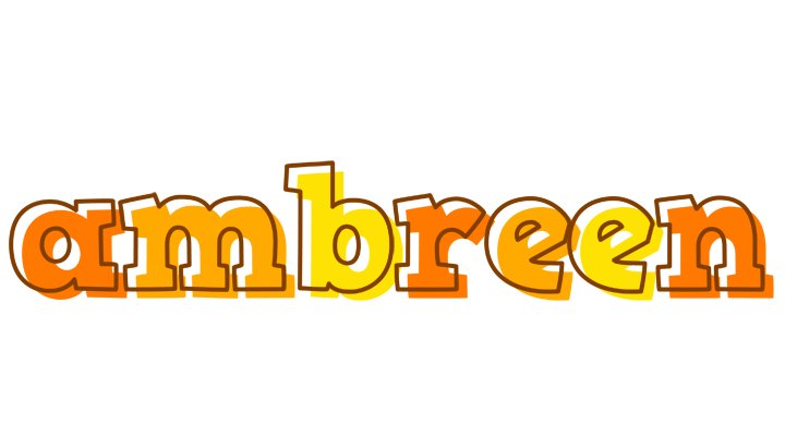 Ambreen desert logo