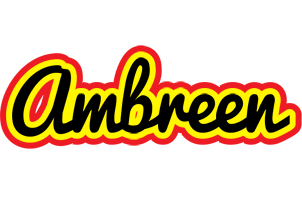 Ambreen flaming logo