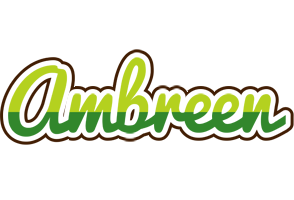 Ambreen golfing logo