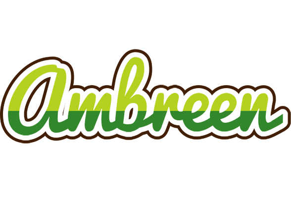 Ambreen golfing logo