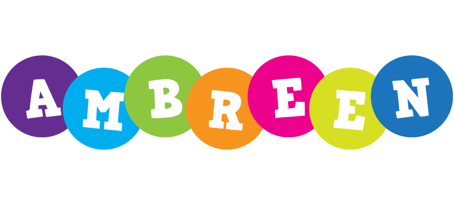 Ambreen happy logo