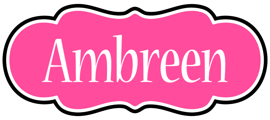 Ambreen invitation logo