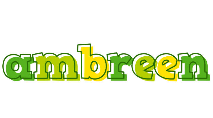 Ambreen juice logo