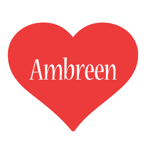 Ambreen love logo