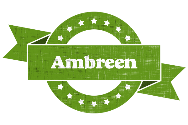Ambreen natural logo