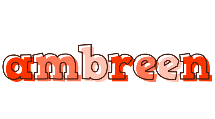 Ambreen paint logo