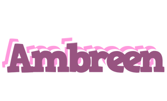 Ambreen relaxing logo