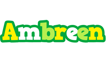 Ambreen soccer logo