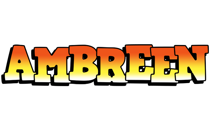 Ambreen sunset logo