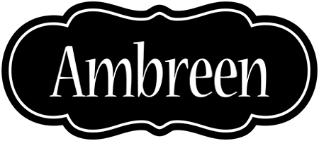 Ambreen welcome logo