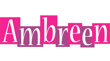 Ambreen whine logo