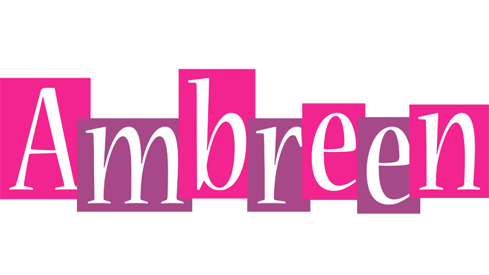 Ambreen whine logo
