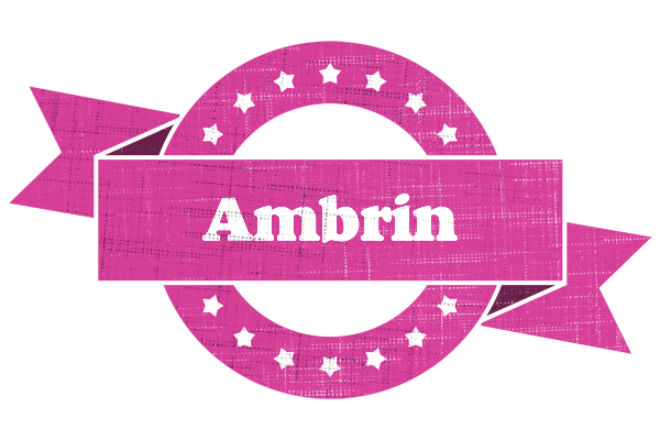 Ambrin beauty logo