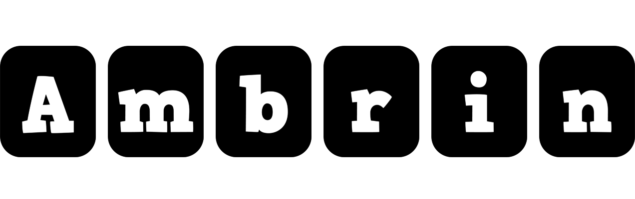 Ambrin box logo
