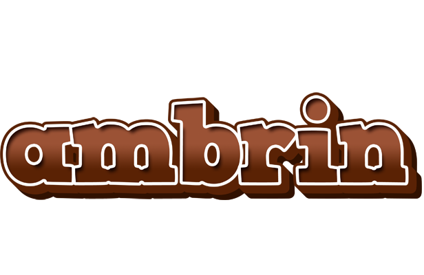 Ambrin brownie logo