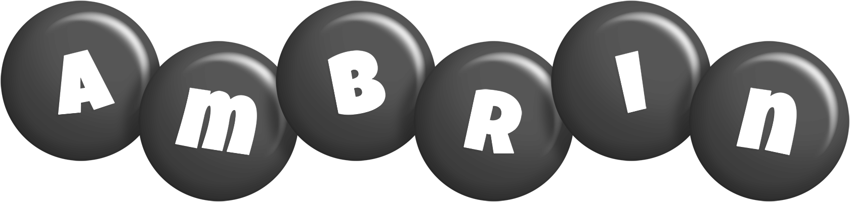 Ambrin candy-black logo