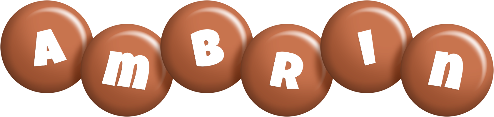 Ambrin candy-brown logo