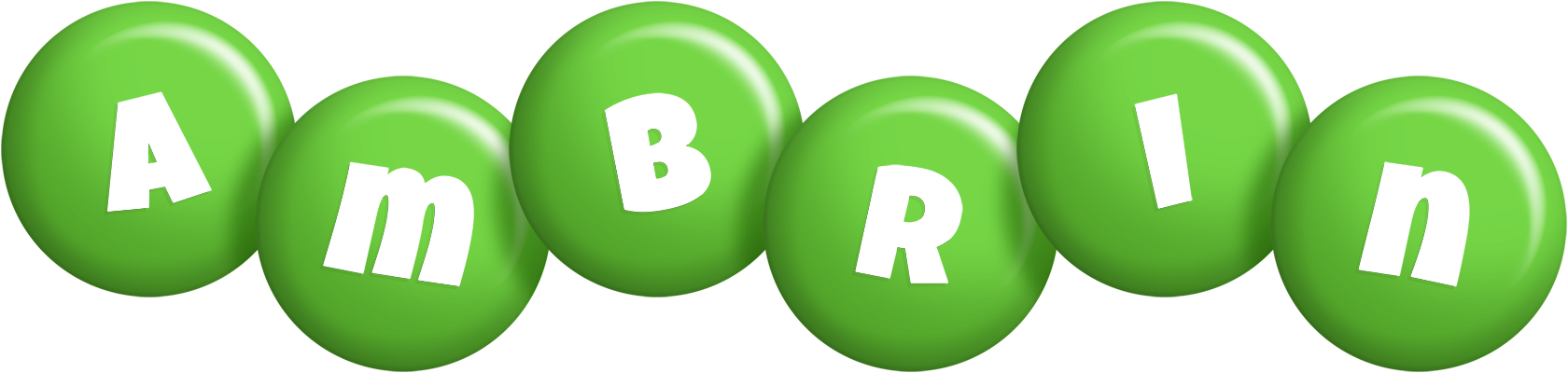 Ambrin candy-green logo