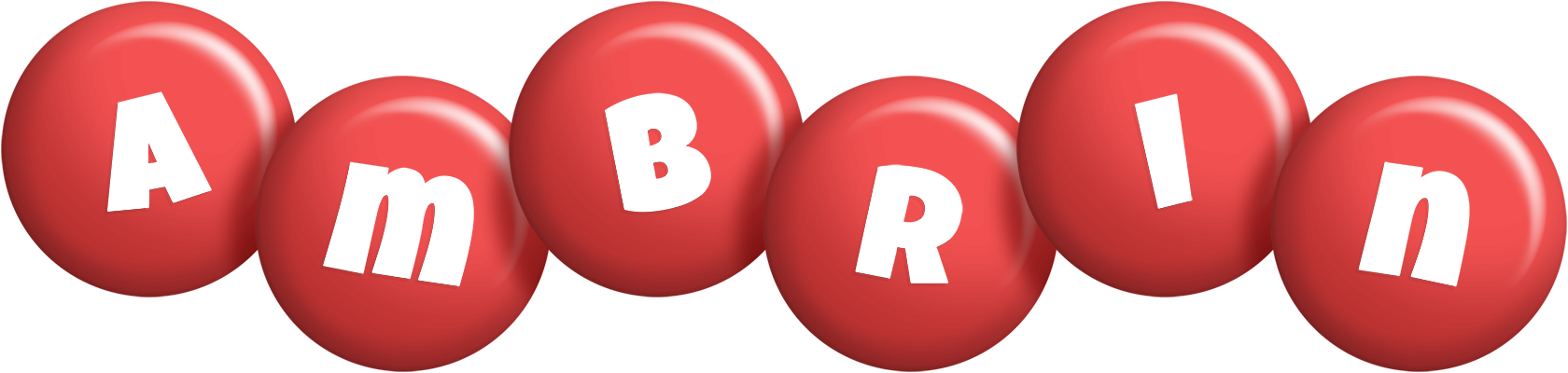 Ambrin candy-red logo