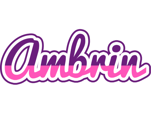 Ambrin cheerful logo