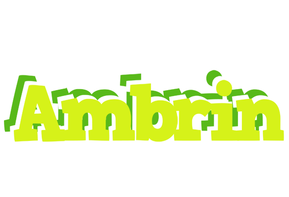 Ambrin citrus logo