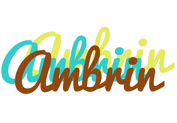 Ambrin cupcake logo