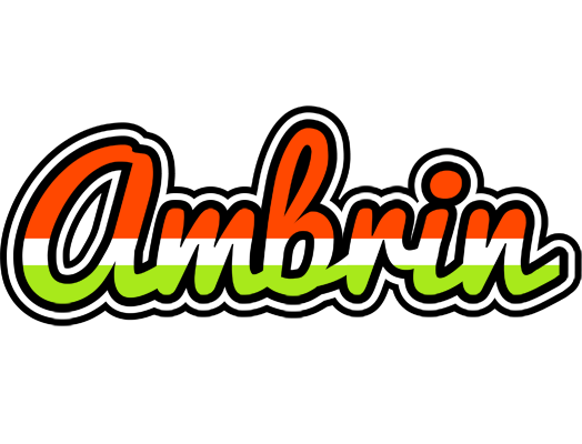 Ambrin exotic logo