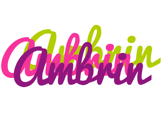 Ambrin flowers logo