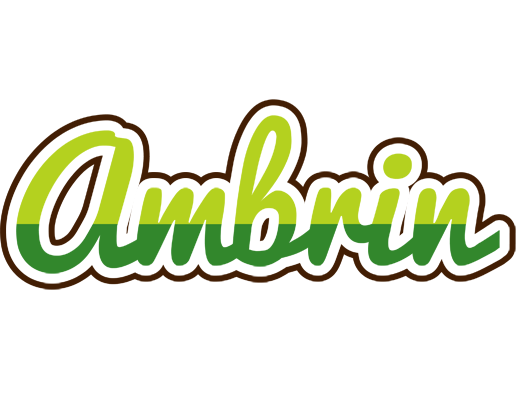 Ambrin golfing logo