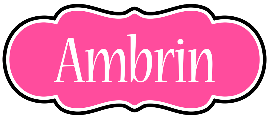 Ambrin invitation logo