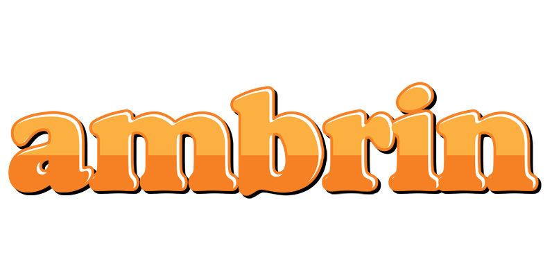Ambrin orange logo