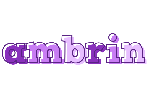 Ambrin sensual logo