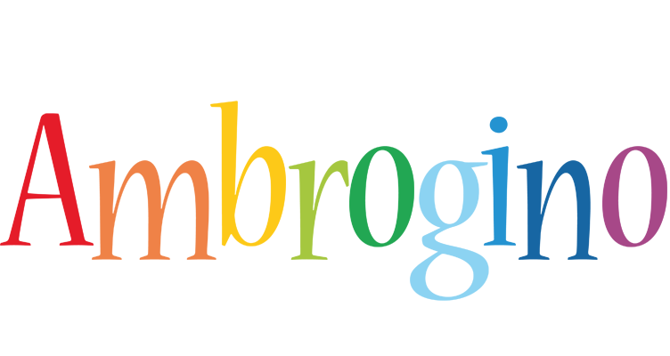 Ambrogino birthday logo