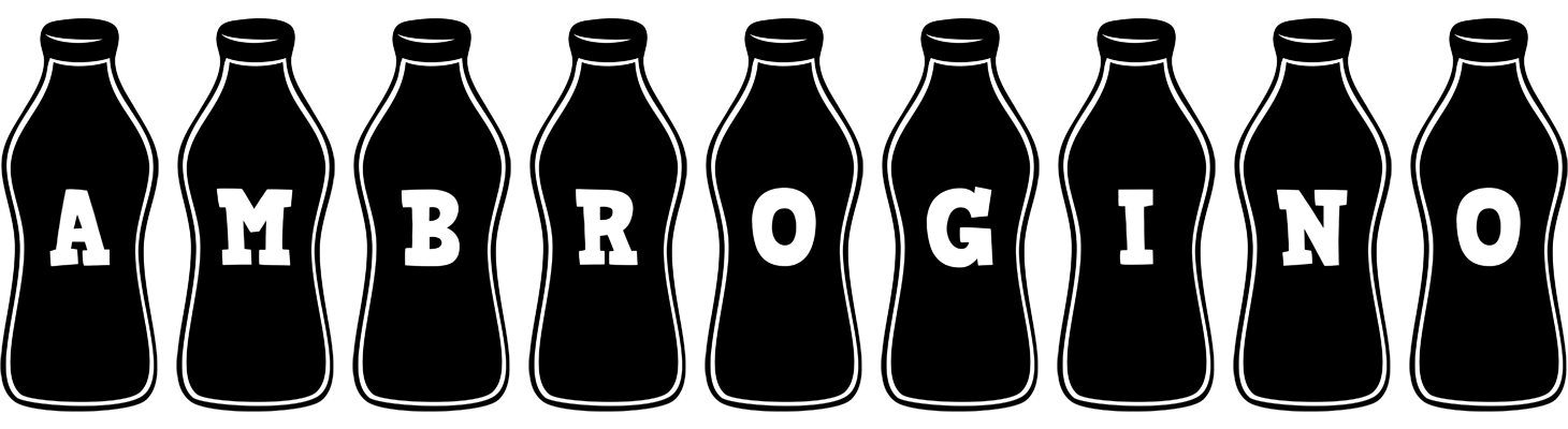 Ambrogino bottle logo