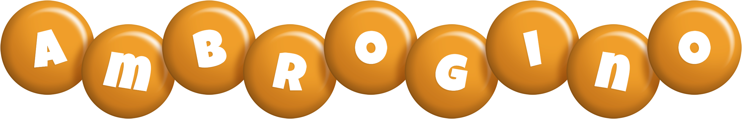 Ambrogino candy-orange logo