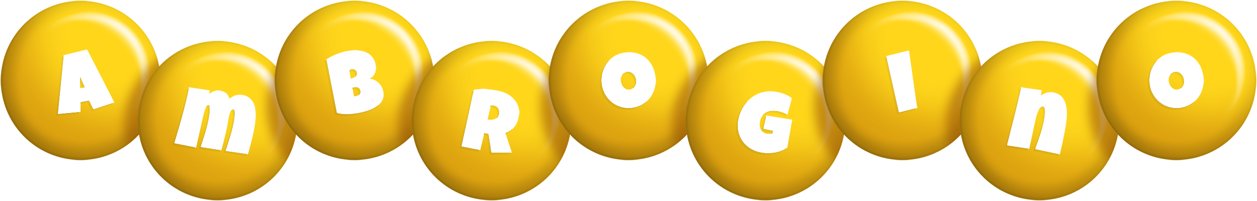Ambrogino candy-yellow logo