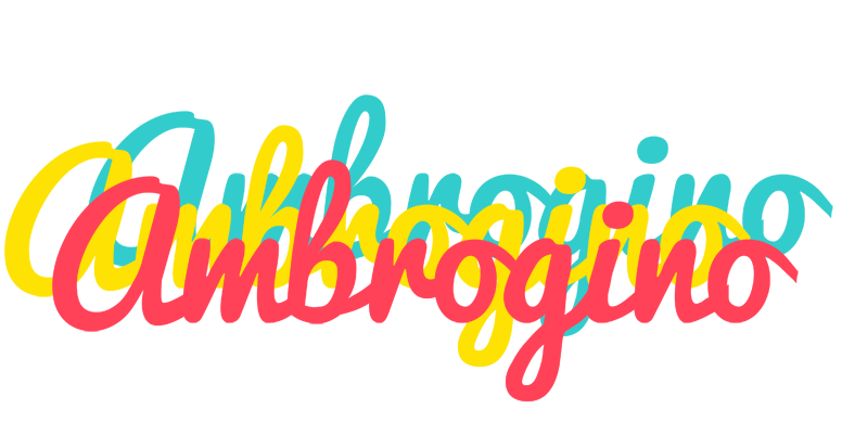 Ambrogino disco logo