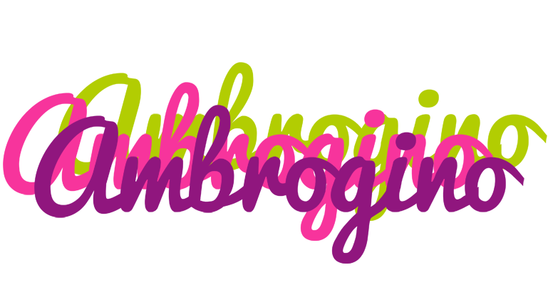 Ambrogino flowers logo