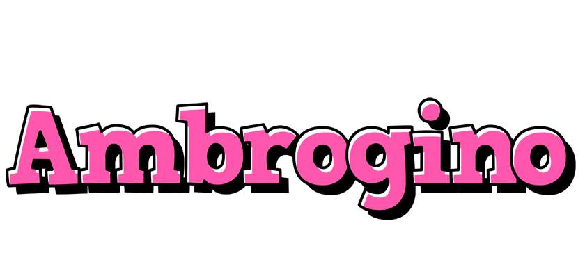 Ambrogino girlish logo