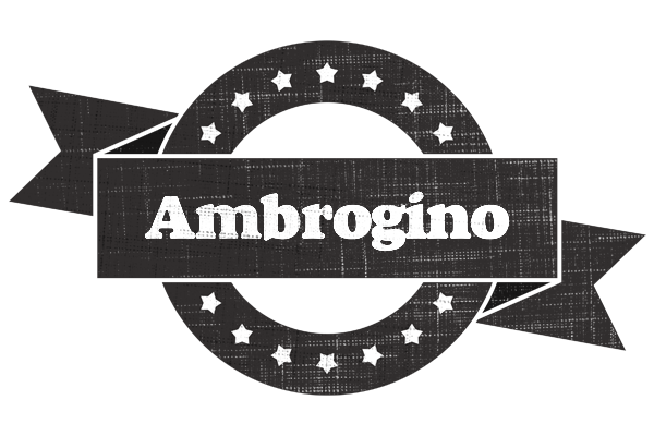 Ambrogino grunge logo
