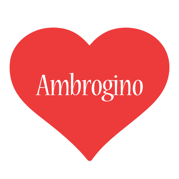 Ambrogino love logo