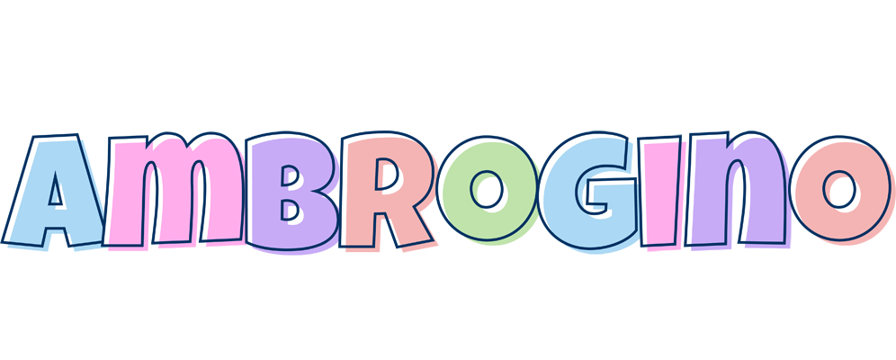 Ambrogino pastel logo