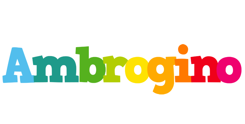 Ambrogino rainbows logo