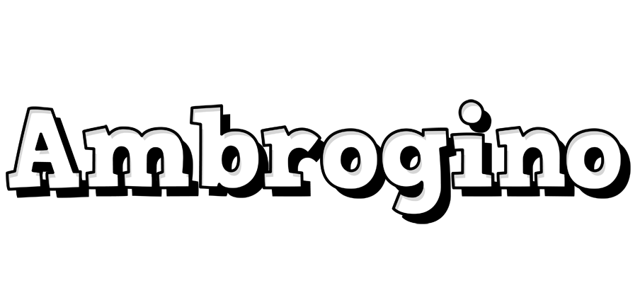 Ambrogino snowing logo