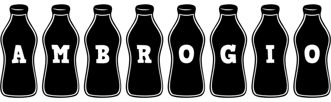 Ambrogio bottle logo