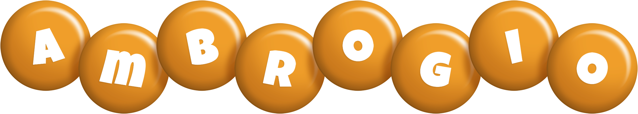 Ambrogio candy-orange logo